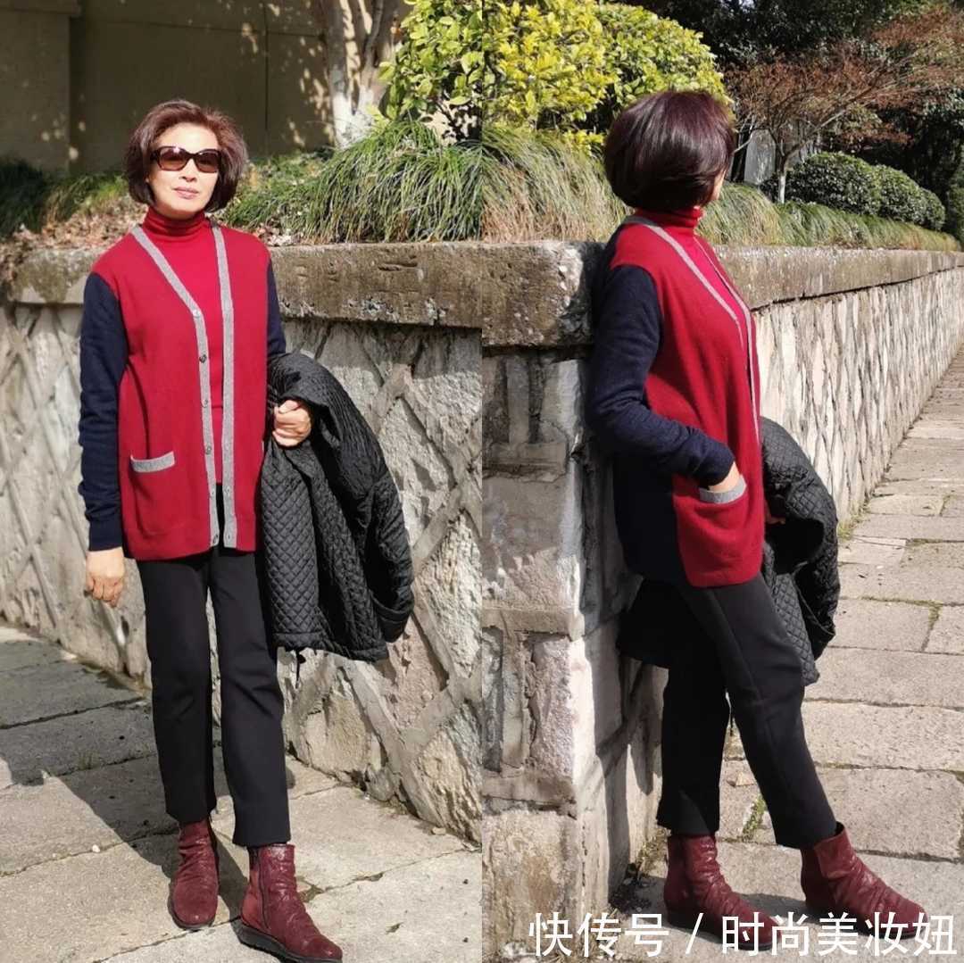 浅色系 这才是最真实的60岁穿搭,不扮嫩、不做作,简洁大气又舒适