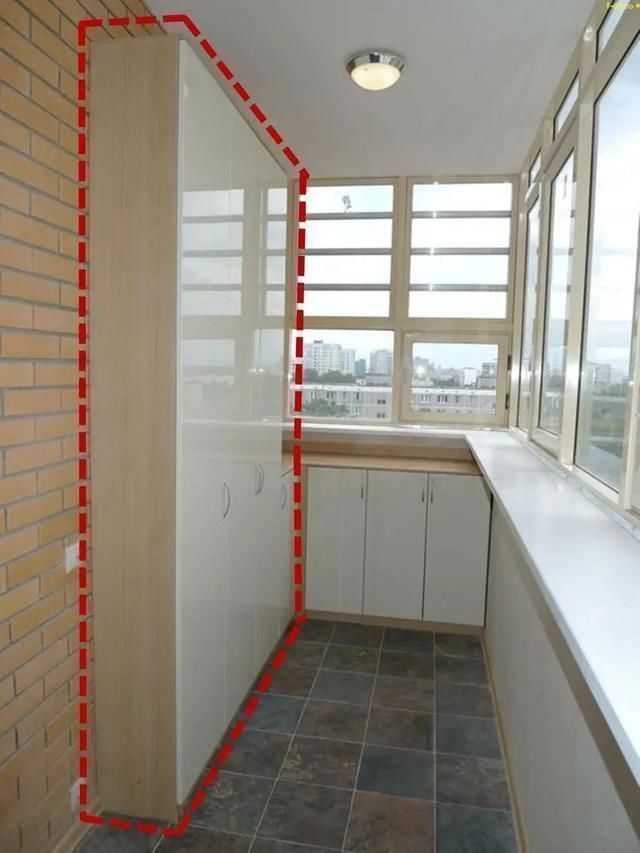 储物空间|越来越多的人阳台柜子斜着装,不挡光不挡风,朋友看完都要回家学