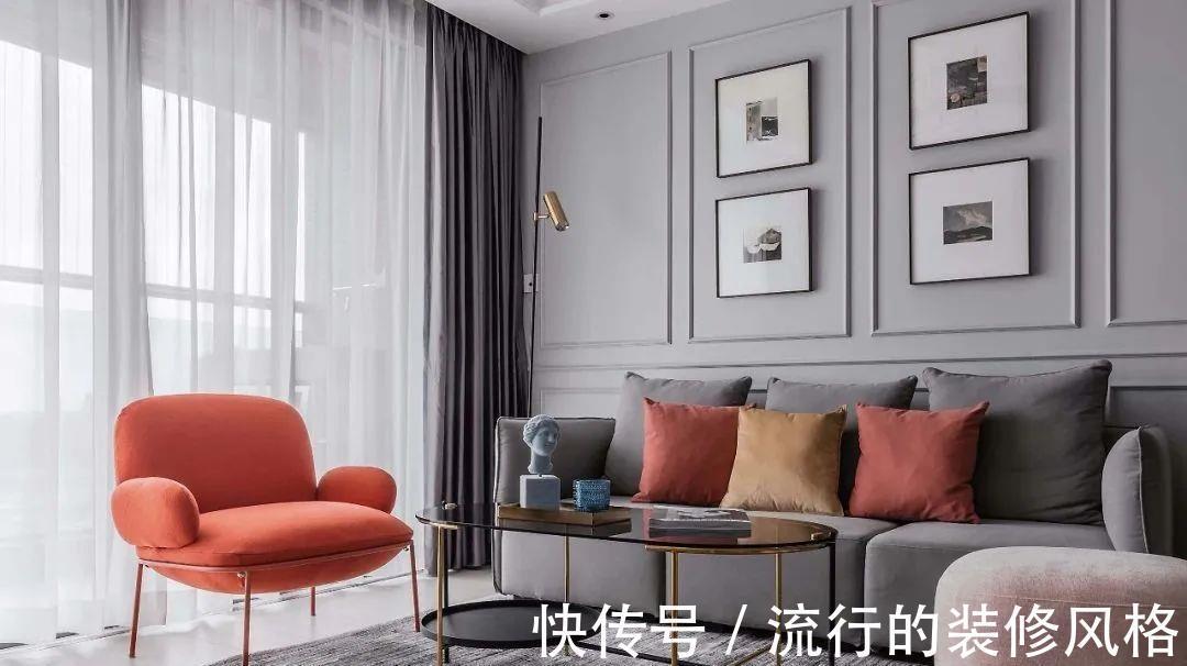 立体感|125㎡简约美式风,装修效果气度不凡,朋友看了都嫉妒!