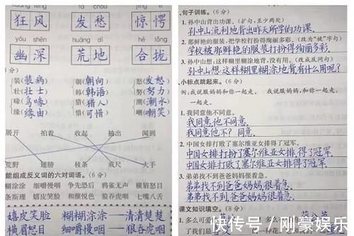 宝妈$9岁男童写字被误认为是印刷体，老师不忍打叉，网友：再世王羲之