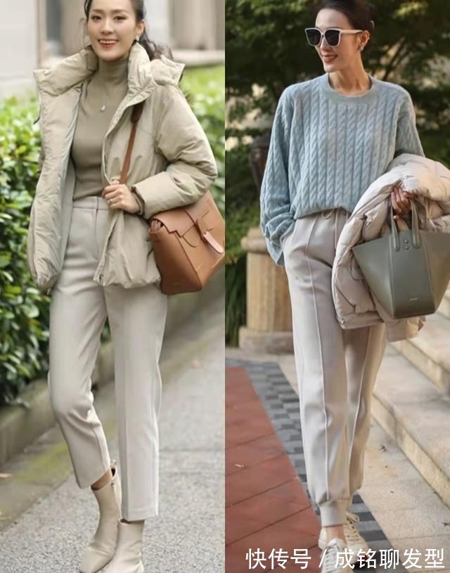 时尚|冬季时髦的穿搭上线,羽绒服大衣搭配一网打尽,保暖时尚两不误