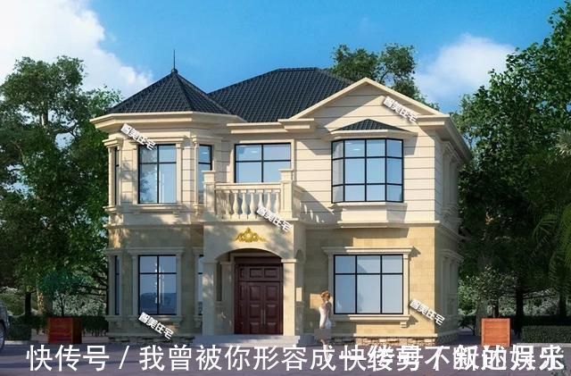 别墅|宽11米左右的农村别墅,八角窗、飘窗和落地窗,样样不落