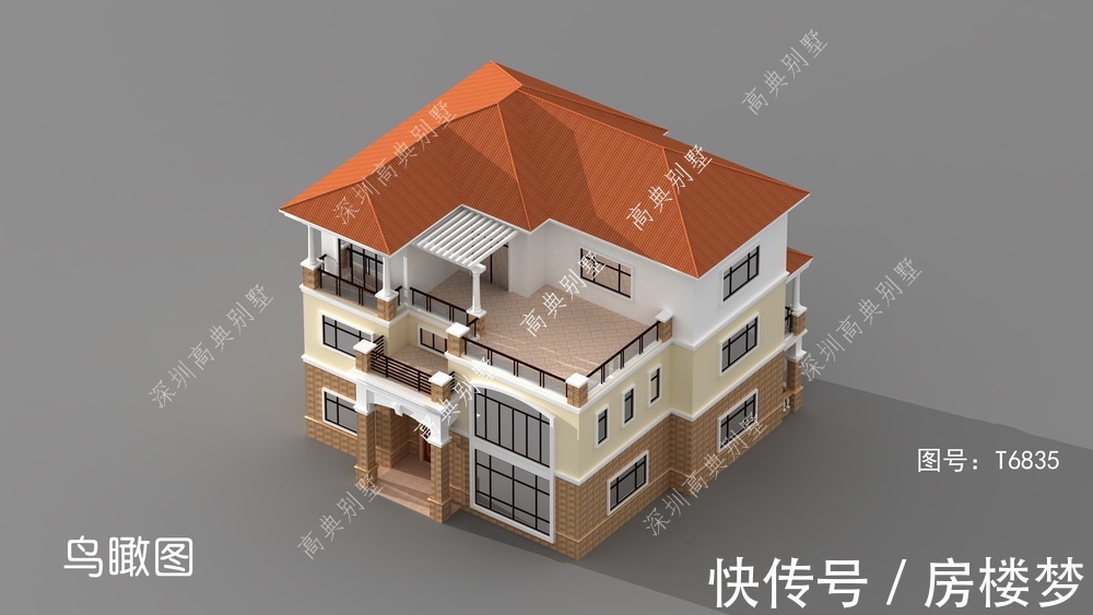 别墅|俏丽的欧式别墅,外观十分温馨,美观大方。