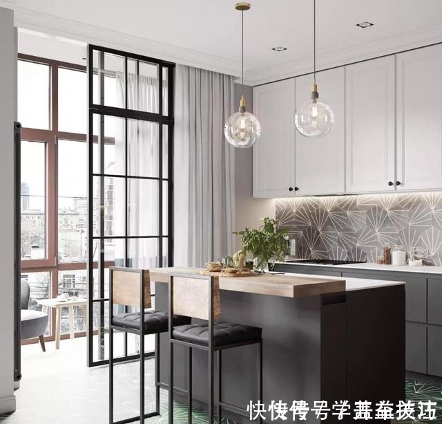 吧台|越来越多家庭在客厅和阳台之间选这些隔断，好看实用，还改善格局！