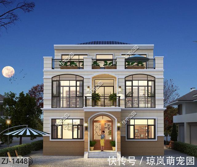 农村|农村盖房,有个露台就是实用,10×12米带大露台户型分享