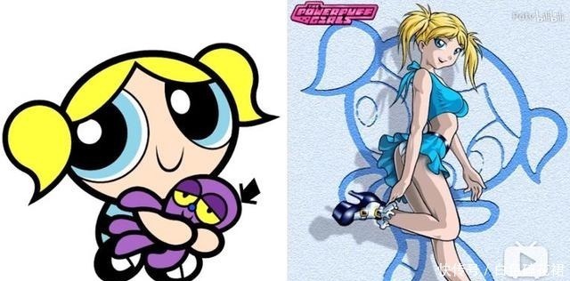 当童年动漫的人物上大学后,大雄变文艺青年,飞天小女警堪称整容