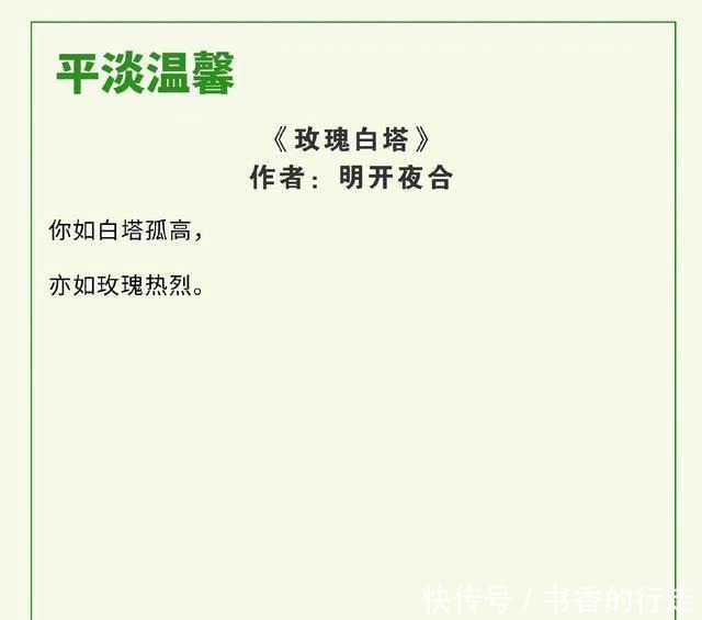 精选！平淡温馨文系列，《玫瑰白塔》《灯塔里的咖啡馆》超级暖心