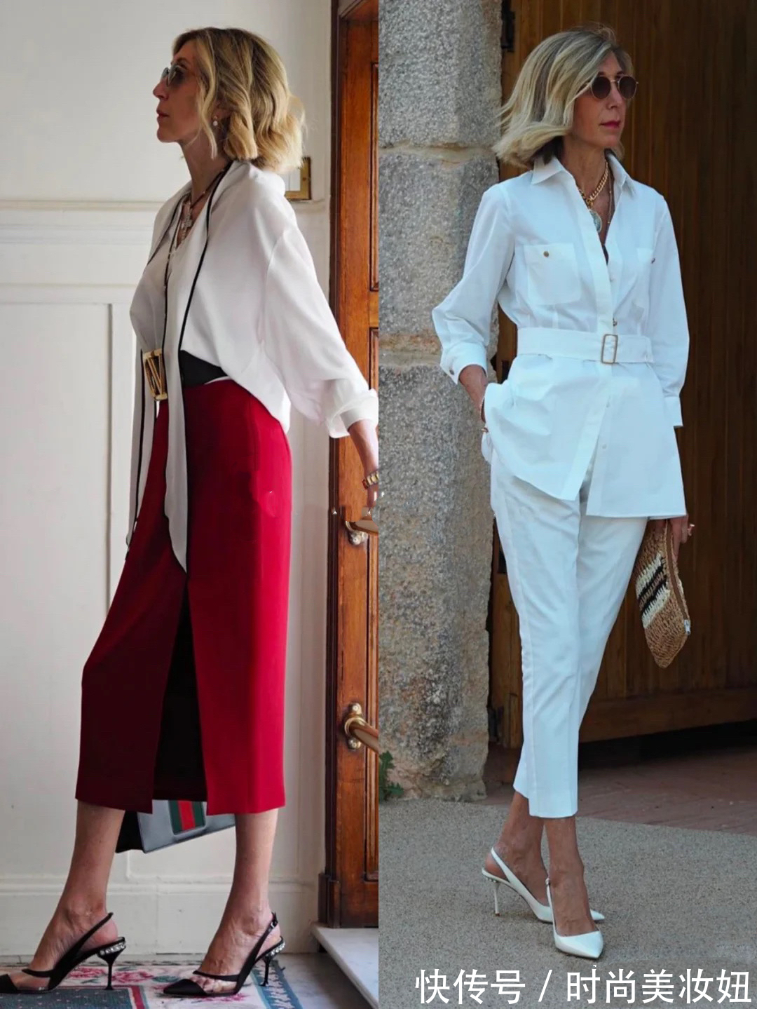 亮色系|“会打扮”和“不会打扮”区别,其实只在于细节,年龄真不是关键