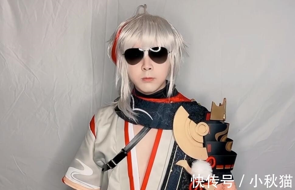 pv|原神玩家低成本COS万叶,安全帽加可乐罐,武器是认真的吗?