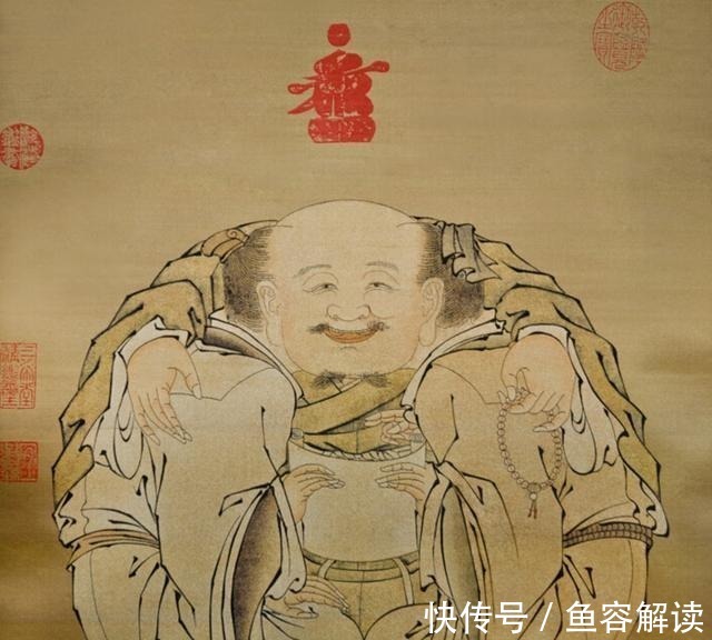 皇帝！皇帝留下一幅古画，远看一个人，放大看有3人，专家：根本不是人