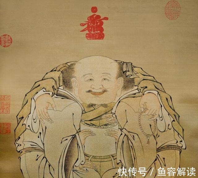 皇帝!皇帝留下一幅古画,远看一个人,放大看有3人,专家:根本不是人