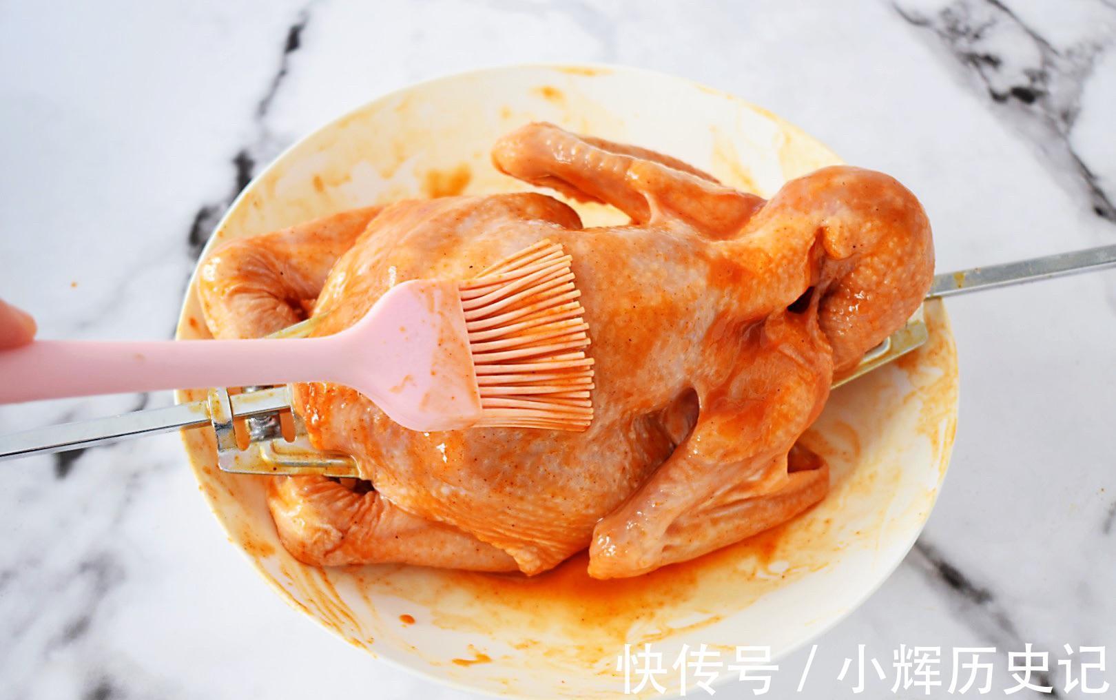 保鲜袋儿|奥尔良烤全鸡,香酥美味,干净健康