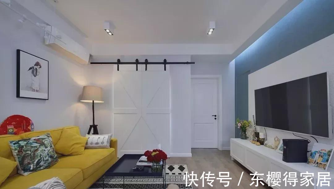 鞋柜|64㎡北欧小户型，轻松、悠闲的小窝，是每个人心中最温暖的港湾