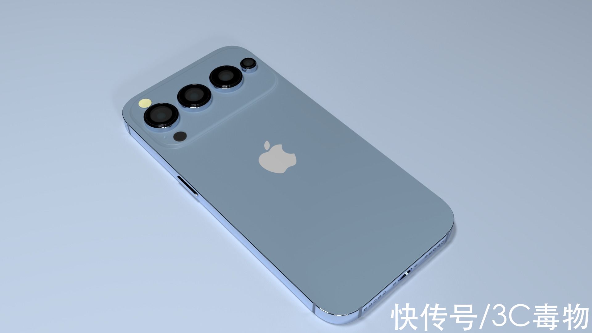 传感器|iPhone14ProMax渲染图：令人意外的5镜头设计，换个思路赚果粉钱