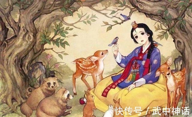 蒂安娜|当迪士尼角色穿上韩服,白雪公主气质优雅,小红帽和大灰狼好般配