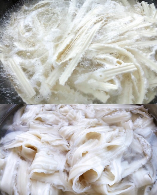 每次买这面条,我从不嫌多,用它来炒面最好吃,炒一大盘都抢光