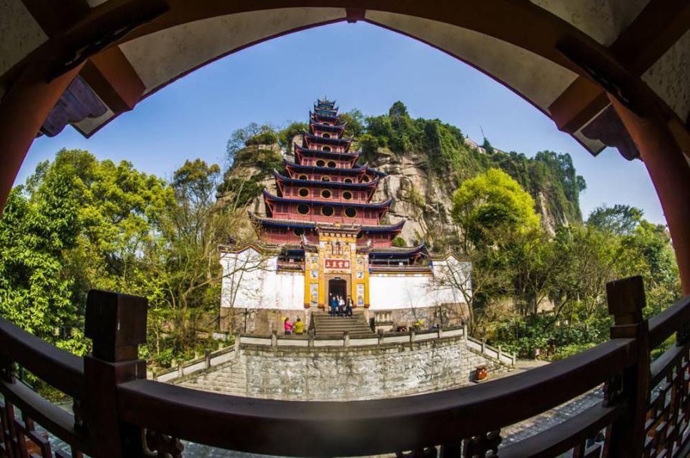 重庆忠县：“库心十二景”之石宝寨景区