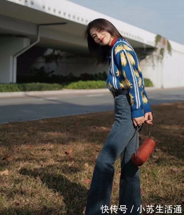 撞色系 冬天学时尚博主穿撞色系,是真好看,不是一般的高级