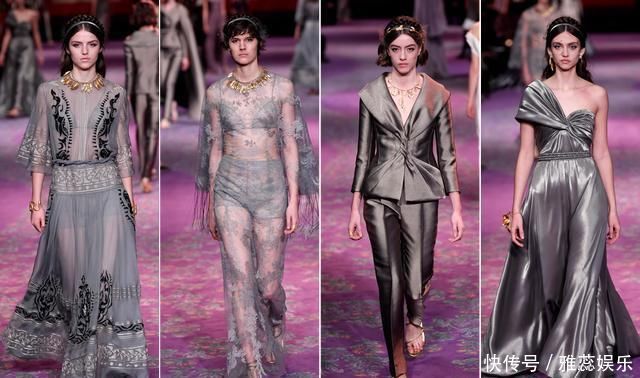 看完迪奥2020年发布的77套时装,我只想说4个字“金碧辉煌”