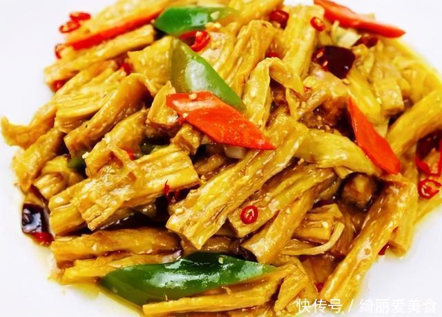 炒腐竹我从不用清水泡,教你一招,3分钟腐竹全泡开,又滑又嫩