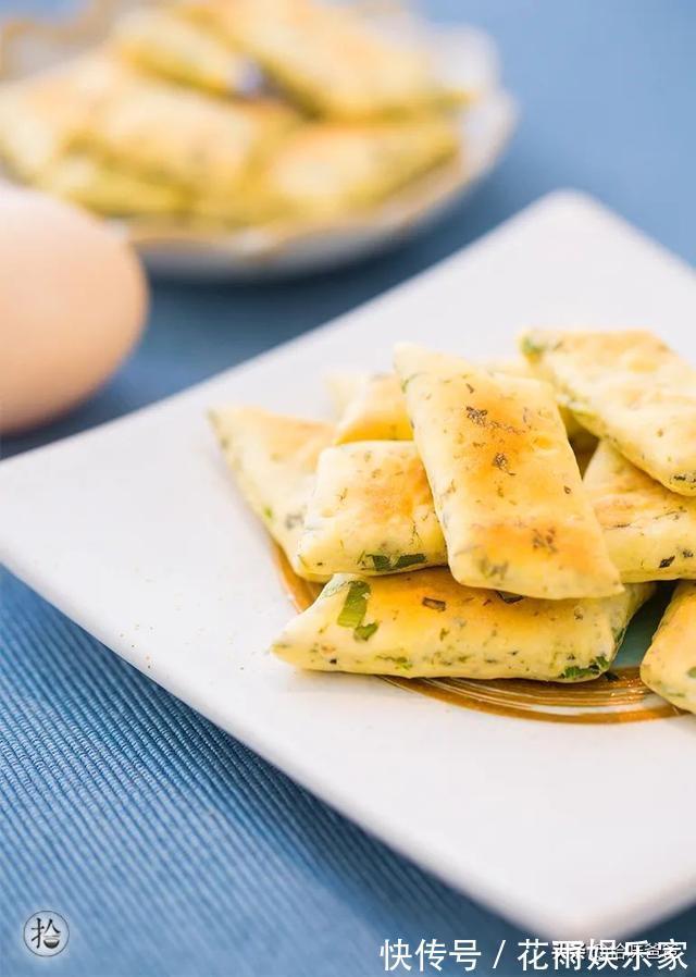 平底锅|一口平底锅就能做成的香葱小饼干,完全无添加,宝宝吃的更放心