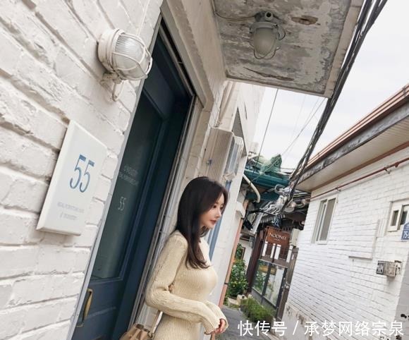 孙允珠|美女女神孙允珠:芝士茉莉泡芙文艺细螺纹长裙