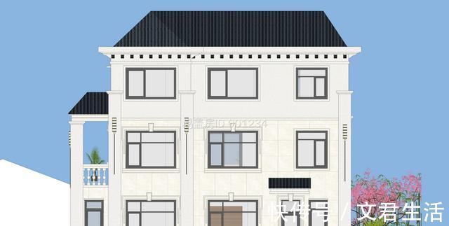 自建房|占地133平方三层农村自建房,7卧室1挑空客厅4卫1大露台欣赏美景