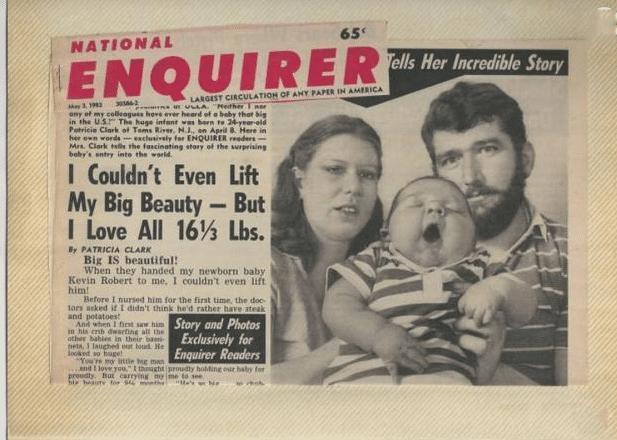 美国|37年前刚出生就是巨婴,体重到达14.5斤轰动全美国,现状如何?