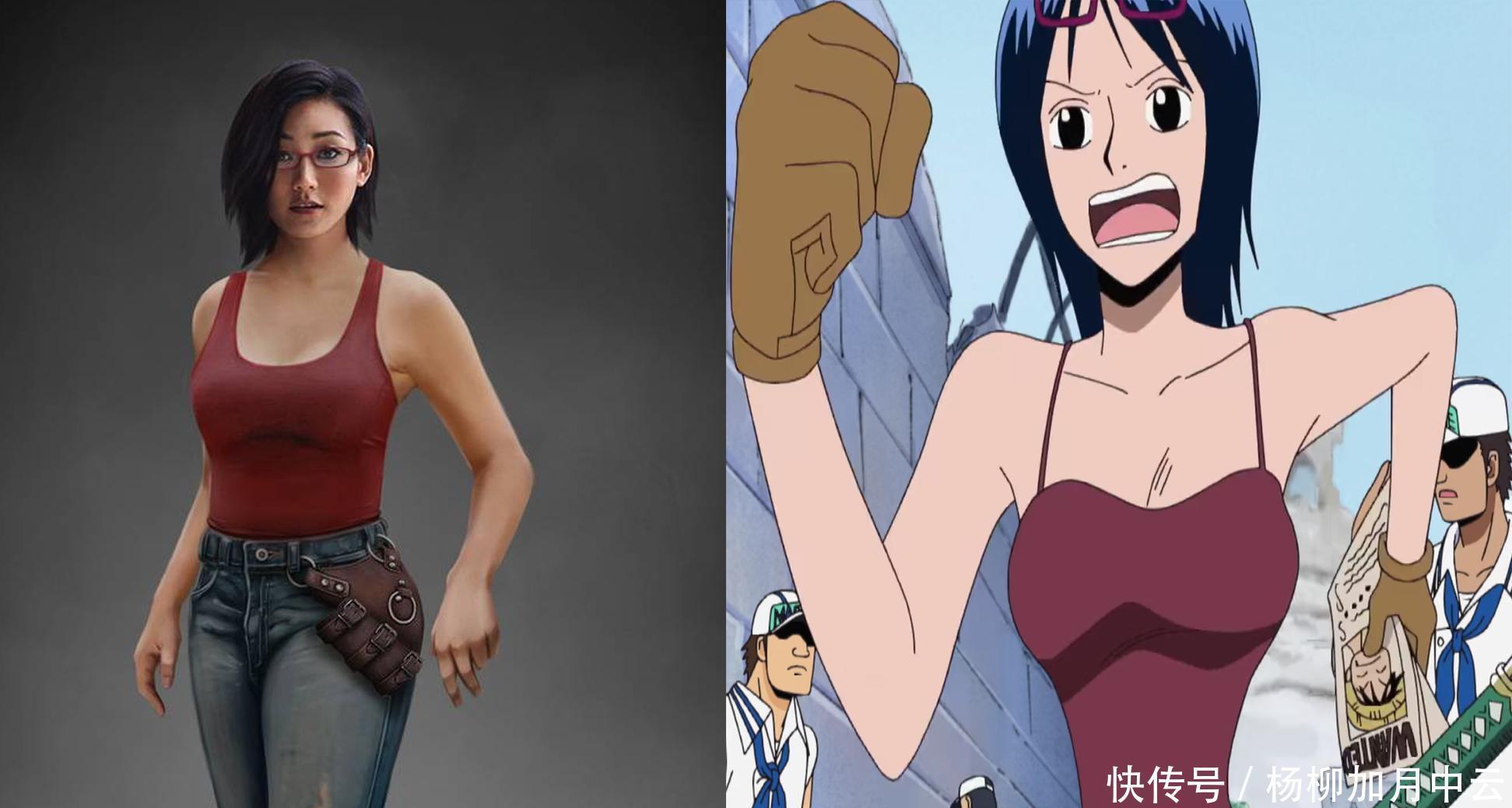 角色|粉丝自制海贼王真人版，达斯琪身材好评，斯摩格、巴基完美还原！