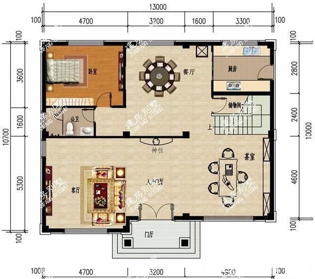 好户型|2栋宽13米左右,适合农村建的漂亮别墅,好户型就是不一样