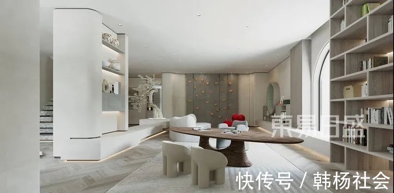 极简风|750㎡极简风别墅设计,日子不紧不慢,生活不急不躁