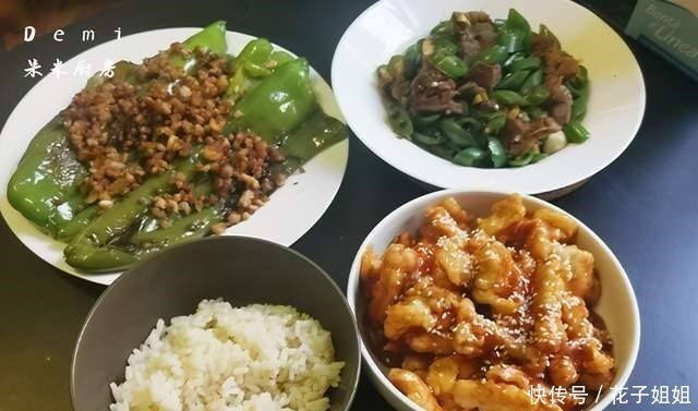 鸡胗|周末在家做午餐,两荤一素都是家常菜,花费不到50元,吃过瘾了