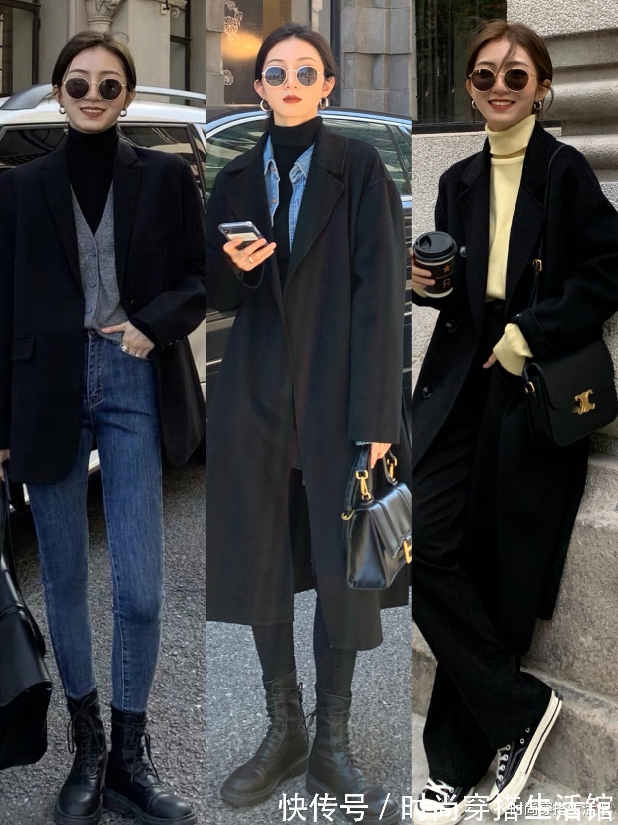 韩剧|为什么你穿黑色大衣不好看?学学韩国小姐姐,每一套都值得借鉴