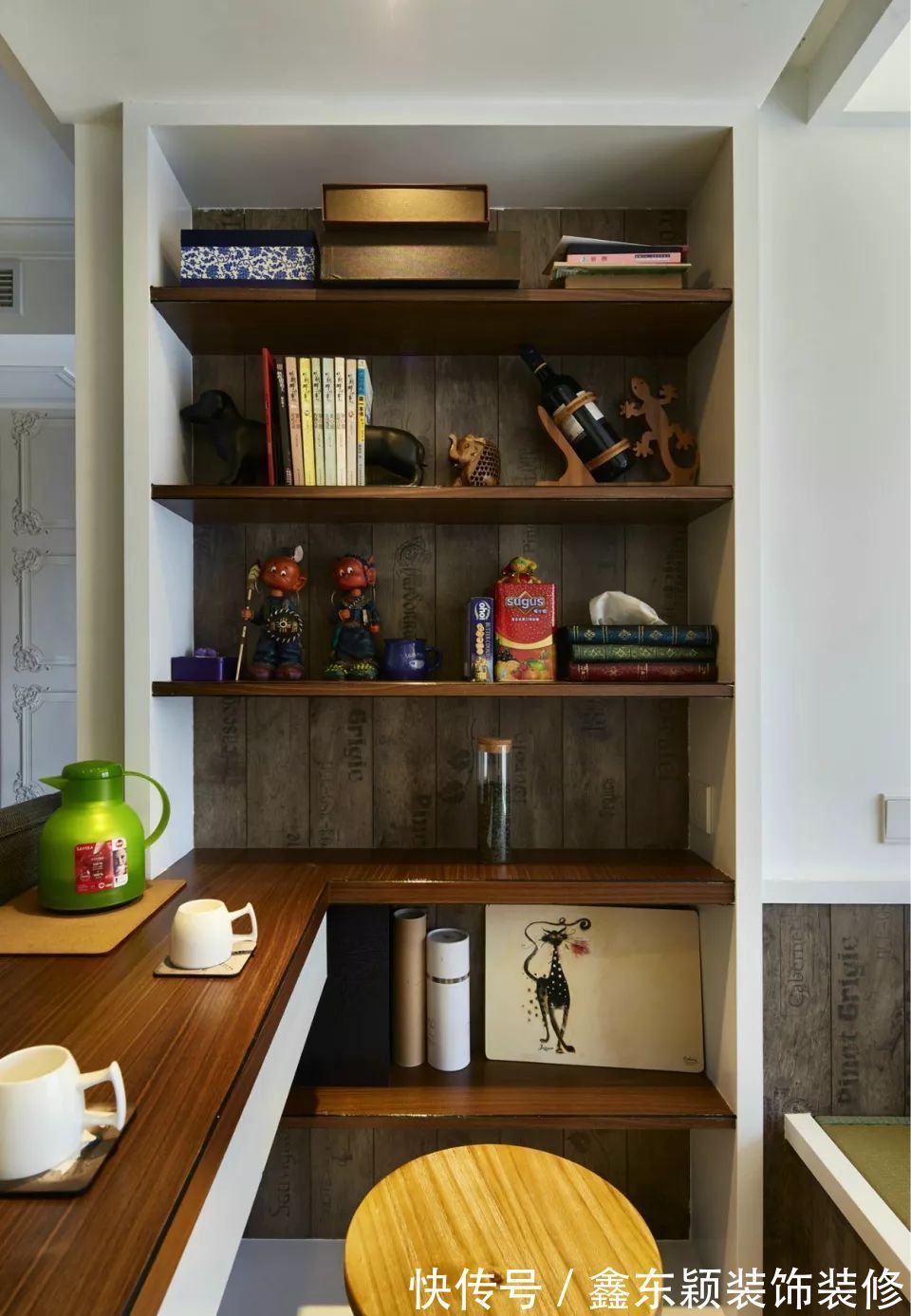 混搭|106平米的三居室，简约混搭风装修，厨房的设计特耐看！