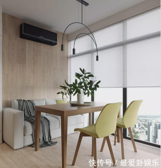 落地窗|126㎡简约新房,朋友说像设计图,开放式厨房还有超大落地窗