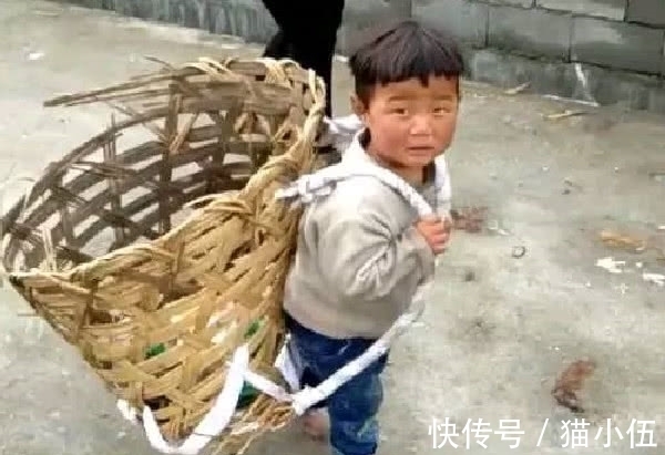 男孩|奇闻:男孩背着大竹筐,帮奶奶捡瓶子,看见孩子的眼神,瞬间泪目
