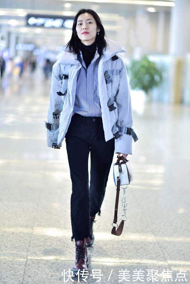 羽绒服|羽绒服又厚又土学刘雯这样穿,让你这个冬天时髦到底