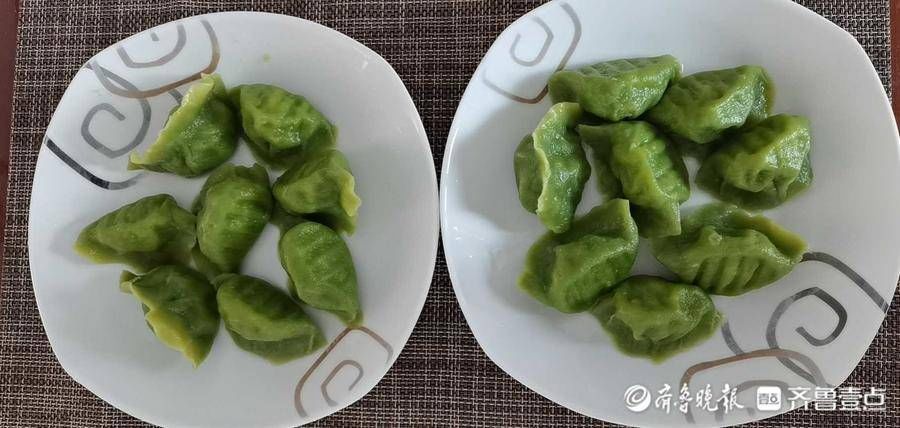 太鲜美了！好吃的翡翠绿鲅鱼饺子出锅啦|壹粉食堂| 齐鲁晚报