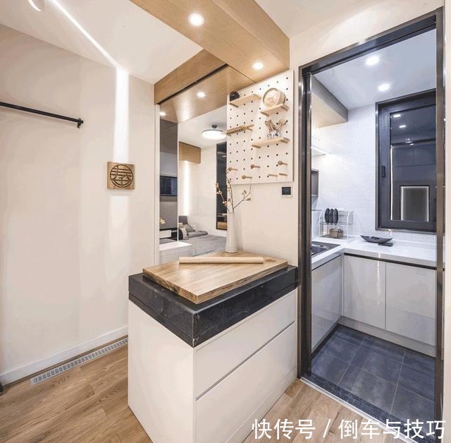 操作台|套内仅34㎡,空间利用到极致,蜗居变“豪宅”,一家五口很满意!