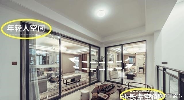 家子|双入户大平层2套房相邻,穿过庭院就能见面,适合一大家子住一起!