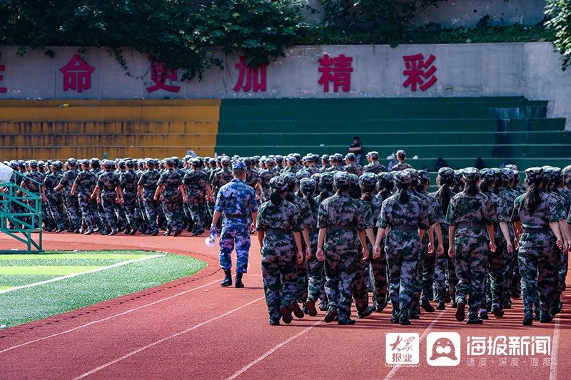 军训|青春活力，英姿飒爽！山东工商学院新生军训“大片”来了