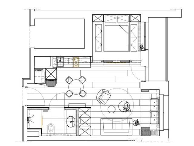 小户型|大龄姑娘买下33㎡小宅,全屋极简装修,卧室抬高45㎝,好舒适