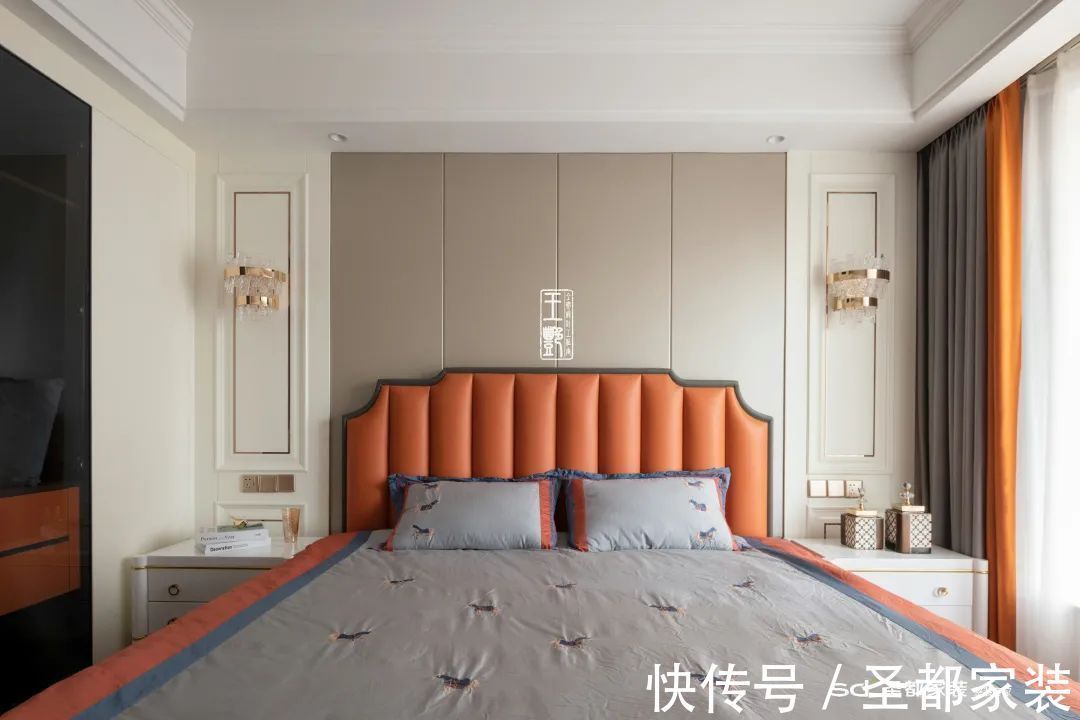 爱马仕|139平4室大户型装修实景效果图,客餐厅开放式布局宽敞大气