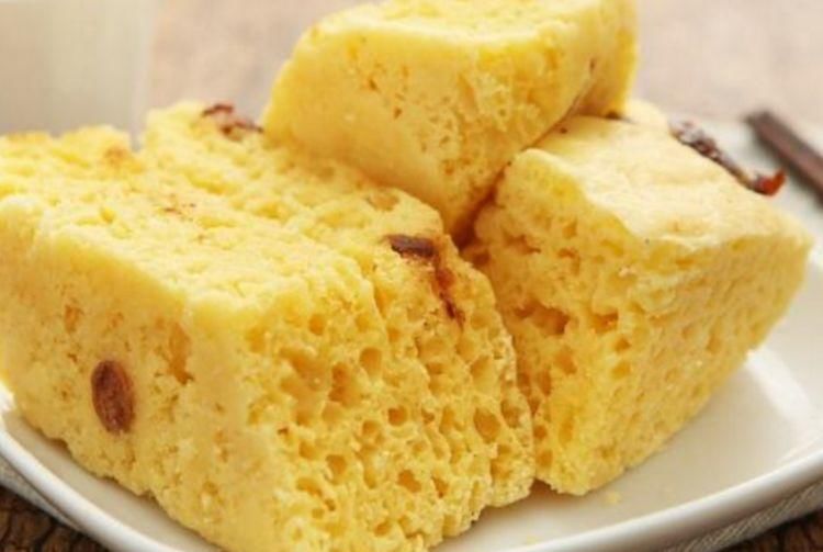 杂粮发糕总是发不起来教你这个小秘诀,蓬松香甜,孩子超爱吃