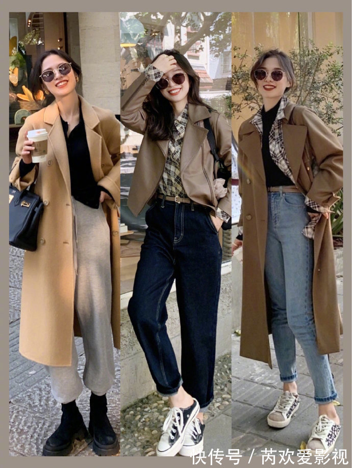 气质 女生早秋气质风衣穿搭合集，真的太会穿啦