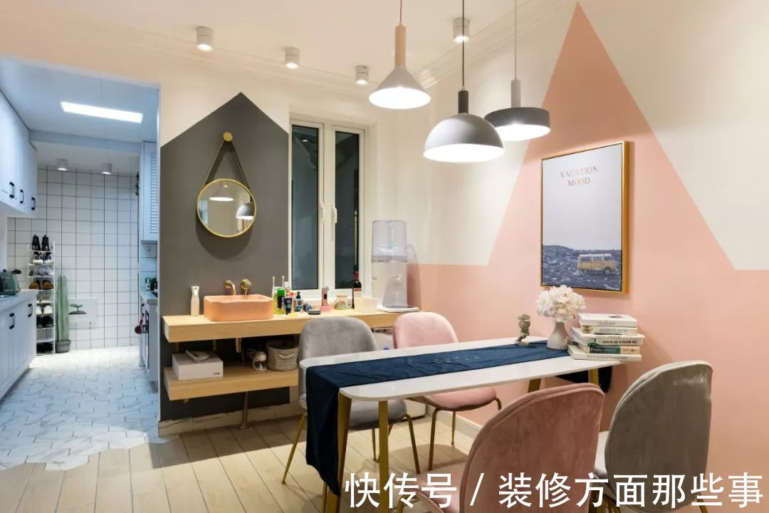 上下吊柜|60平旧房改造,颜值超高,主卧双层榻榻米设计,太实用了!