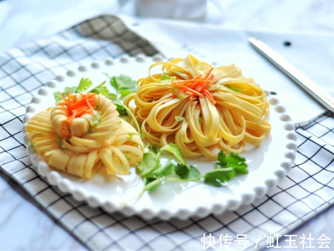 炝拌干豆腐|炝拌干豆腐家庭做法,爽口清凉,美味好吃