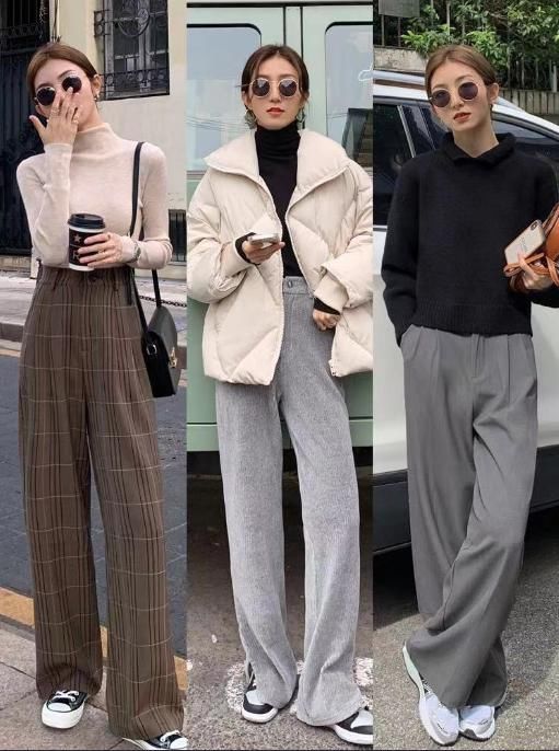 一条阔腿裤演绎冬季的所有时髦，学时尚博主这样穿，帅气又显腿长