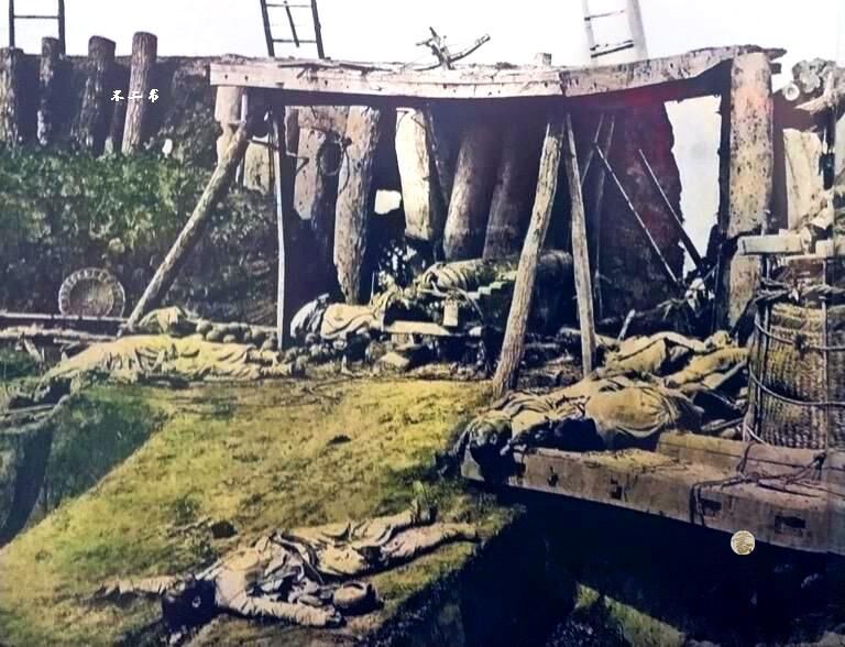 老照片|鸦片战争上色老照片：镜头下真实的清末之耻，阵亡的清军无人收尸