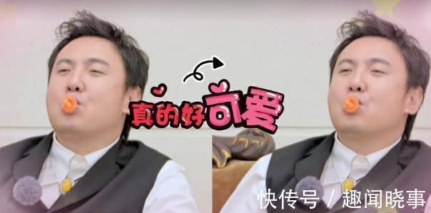 沈腾参加综艺被禁言,嘴里含着奶嘴糖禁了个寂寞,一点没耽误比划